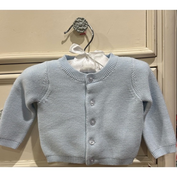 Edgehill Collection Button Front Sweater - Picture 2 of 10